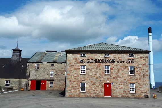 The Glenmorangie Distillery at Tain, some 45 miles to the north of Inverness